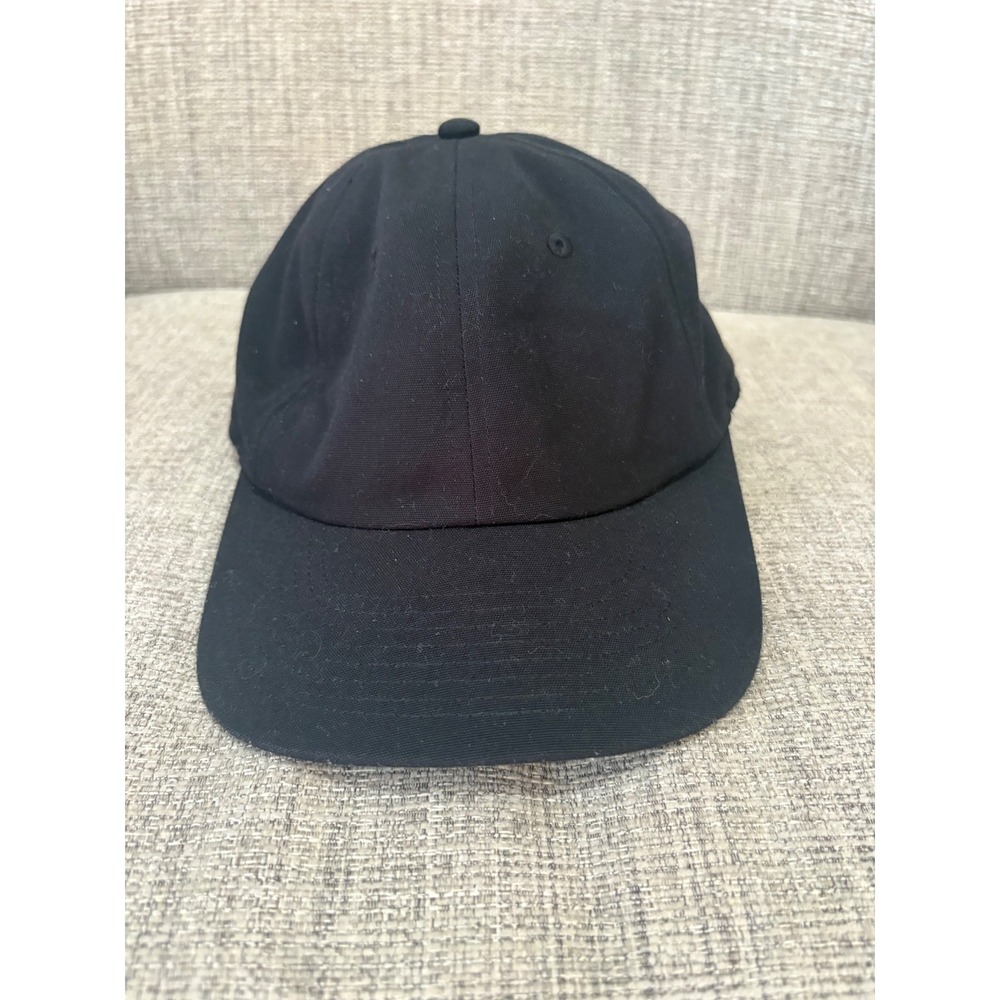 Outerknown Black Organic Cotton Hemp Adjustable Baseball Cap Dad Hat Mens Womens